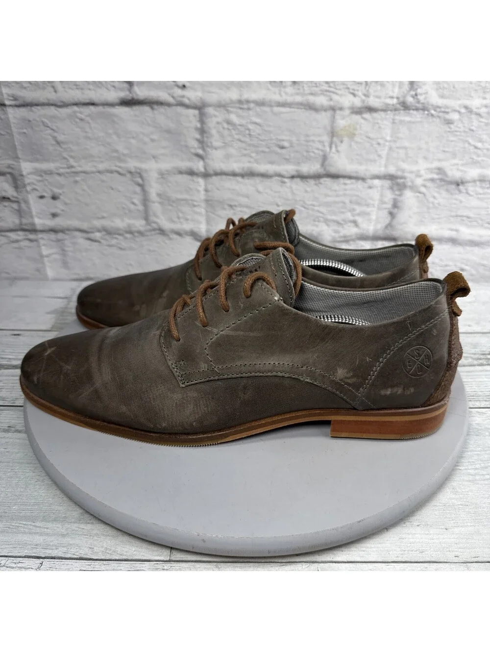 Bull Boxer Dress Casual Oxford Leather Shoes Men’s Sz 10 Brown Handmade Portugal